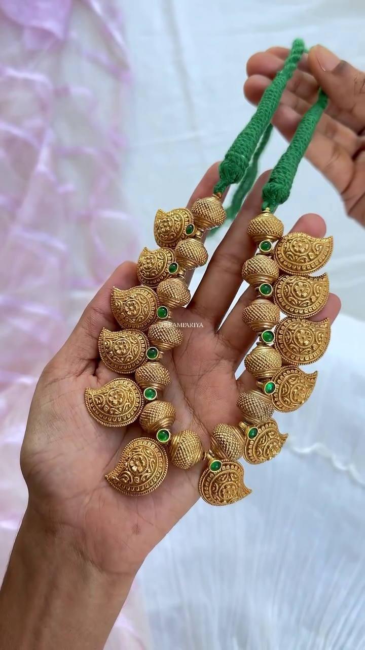 Gold Plated Mango Necklace From 'Parampariya'