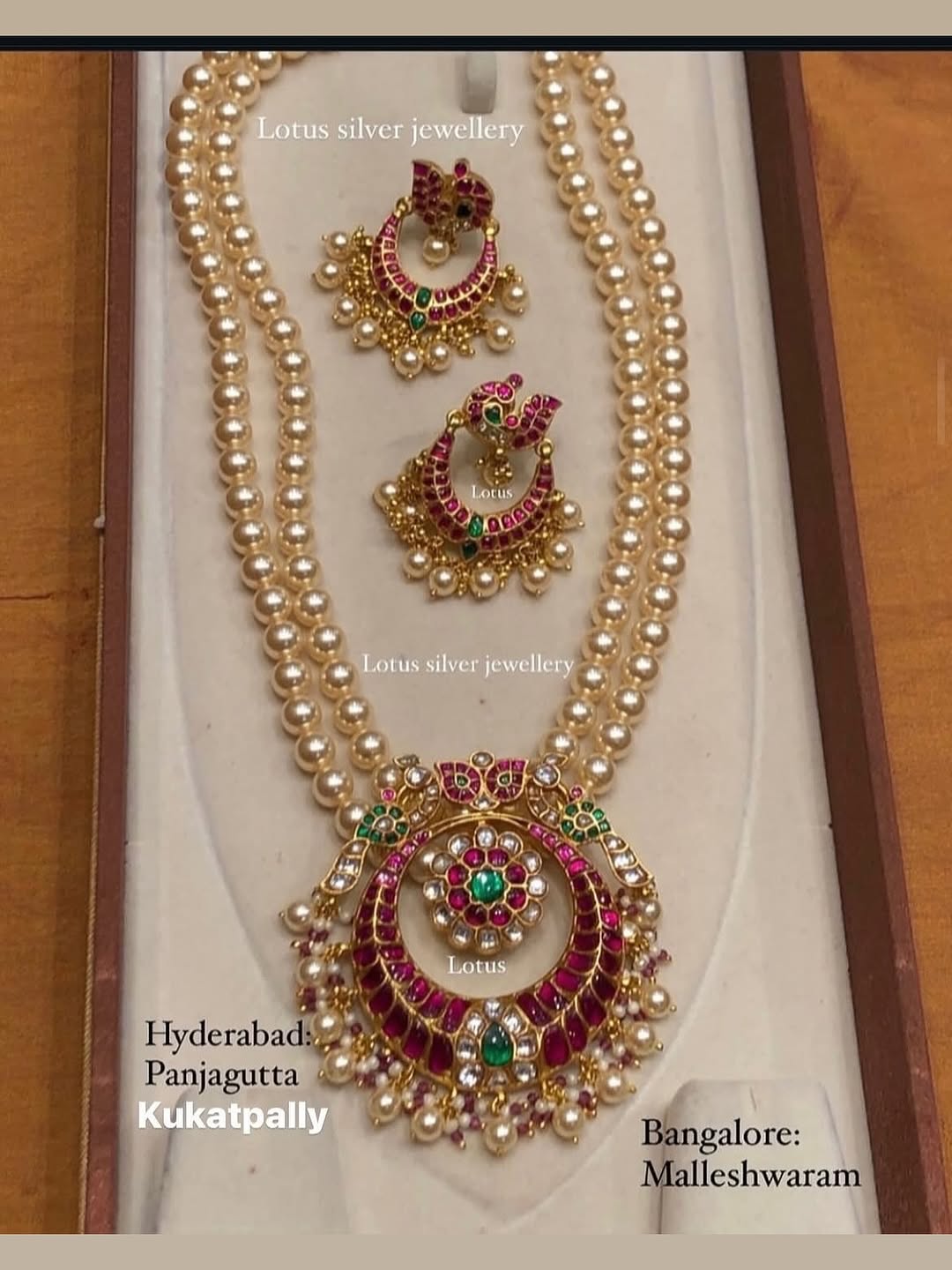 Gold Plated Pearl And Kundan Necklace Collections From 'Antique Lotus'
