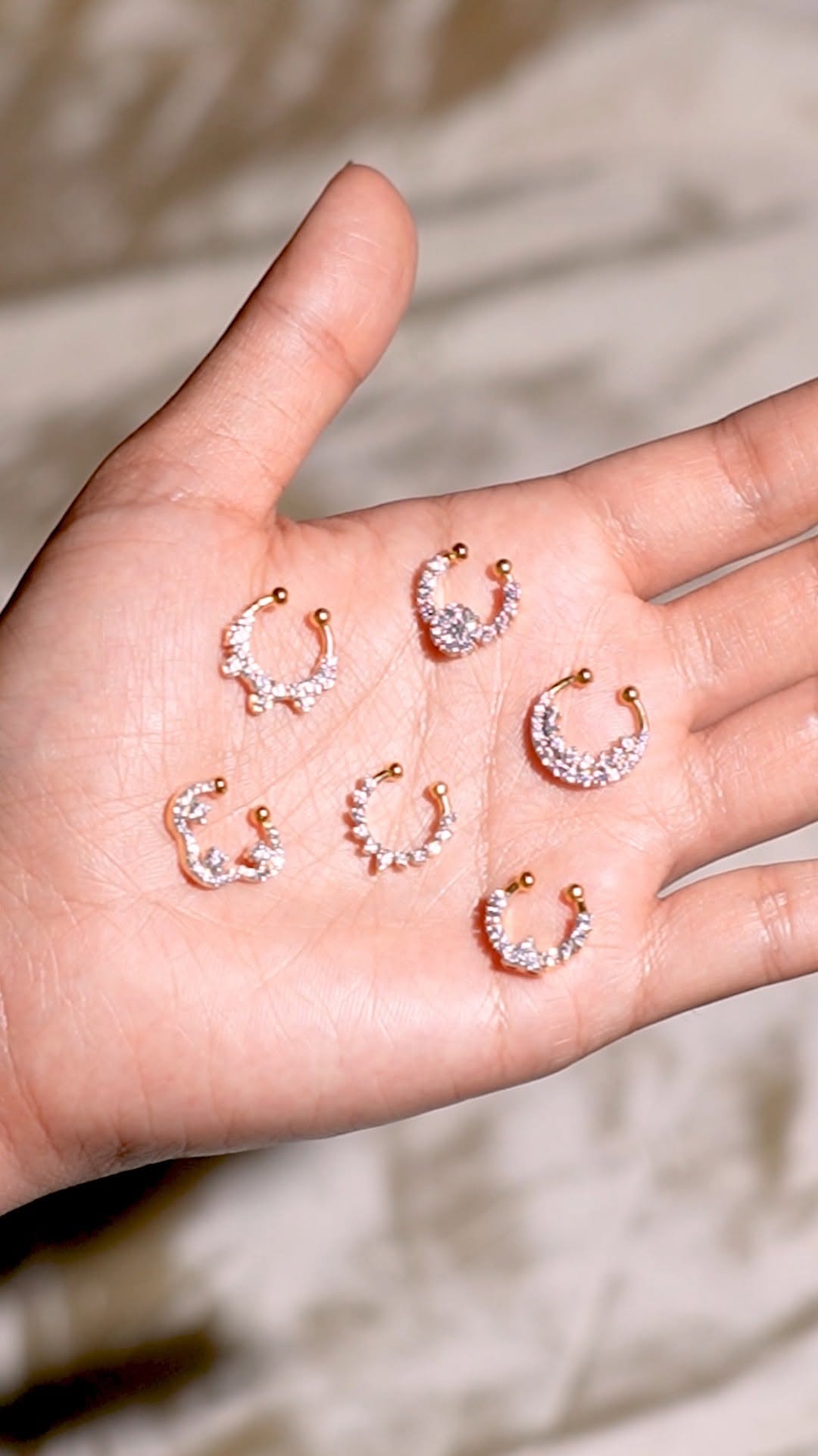 Gold Plated Septum Nose Rings From 'Bcos Its Silver'