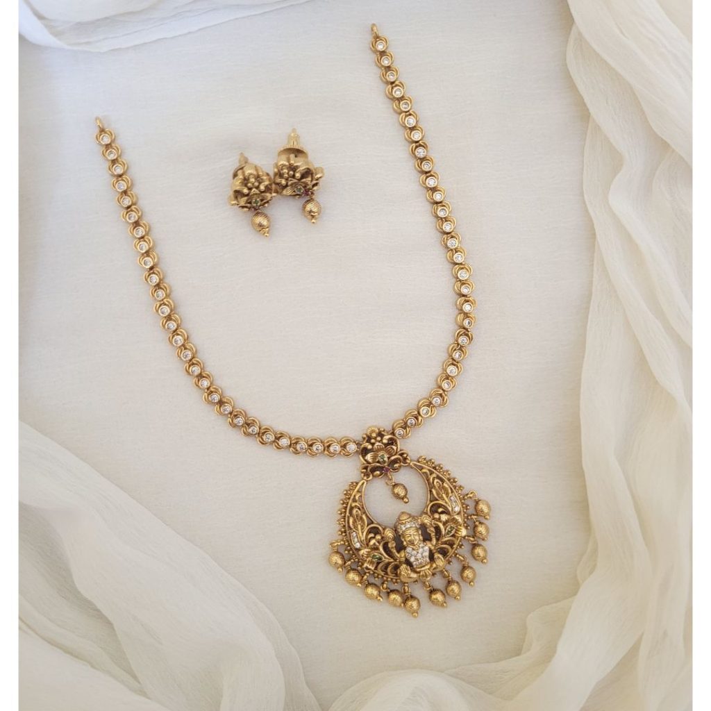 Imitation Lakshmi Attigai Necklace From 'Chic Jewels'