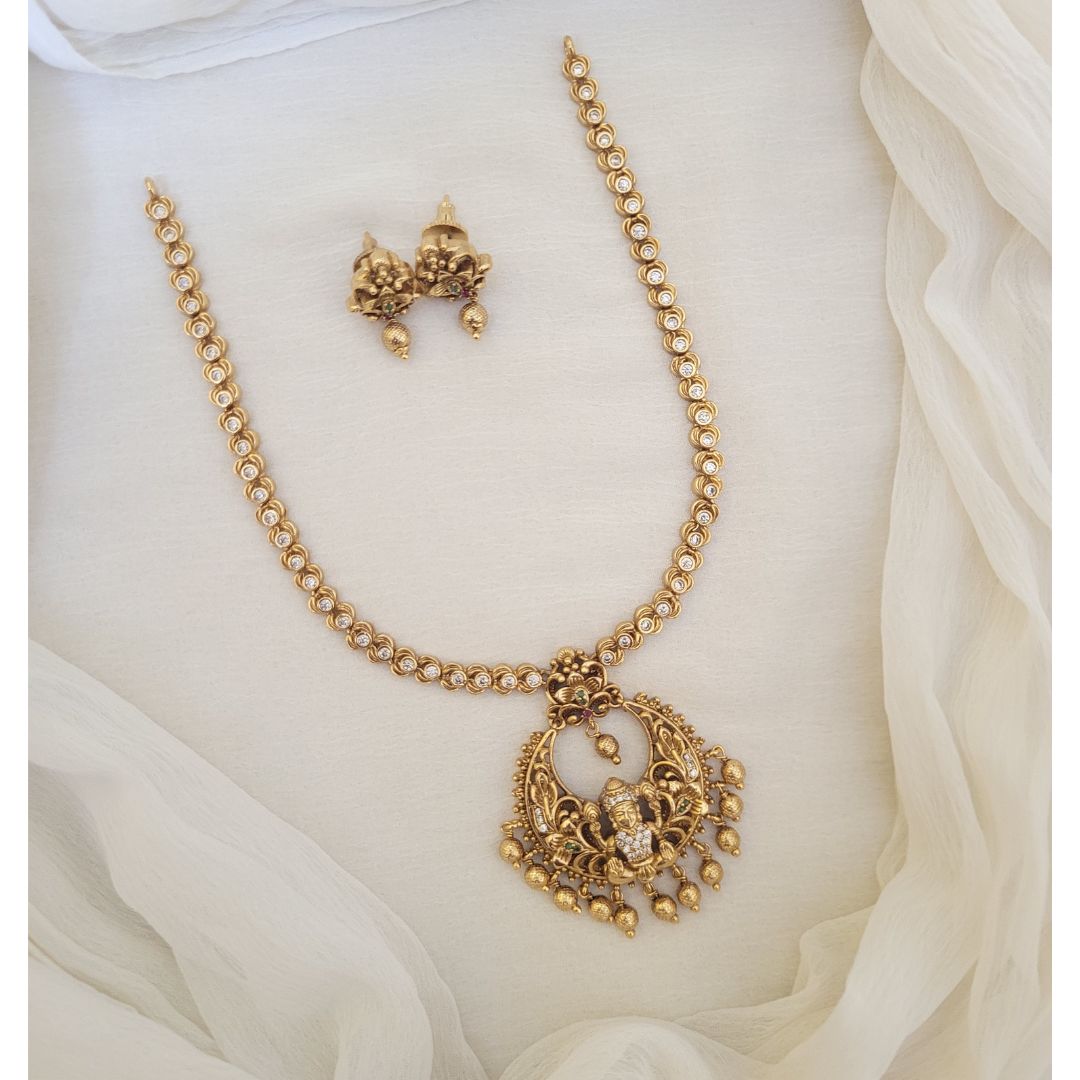 Imitation Lakshmi Attigai Necklace From 'Chic Jewels'