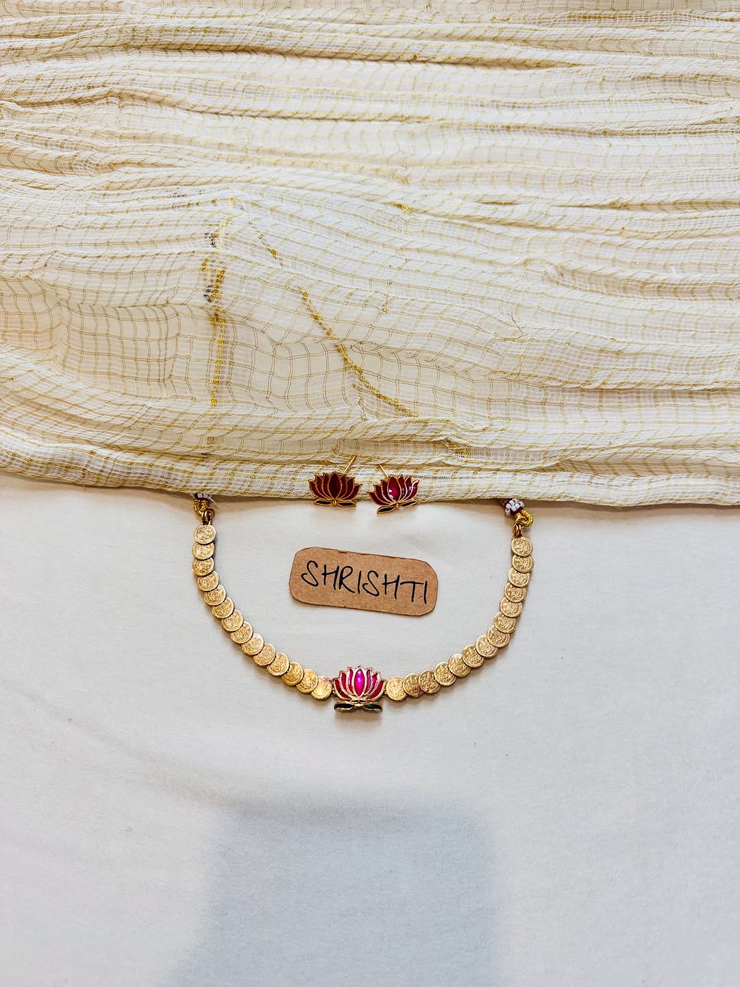 Imitation Lotus Necklace Collection From ' Shrishti Jewels'