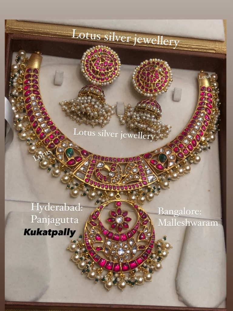 Jadau Kundan Necklace From 'Antique Lotus'