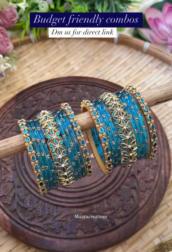 Latest Glass Bangles From 'Maaya Creations'