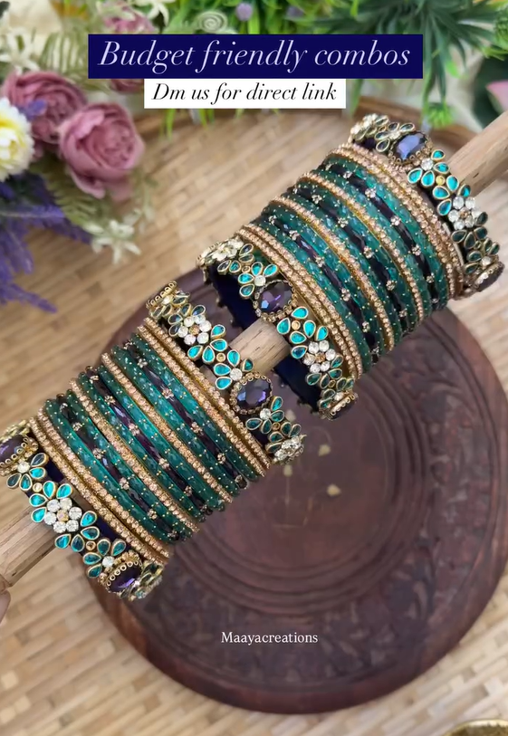 Latest Glass Bangles From 'Maaya Creations'