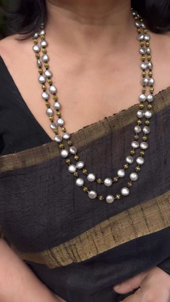 Layered Pearl Mala From 'Pobox'