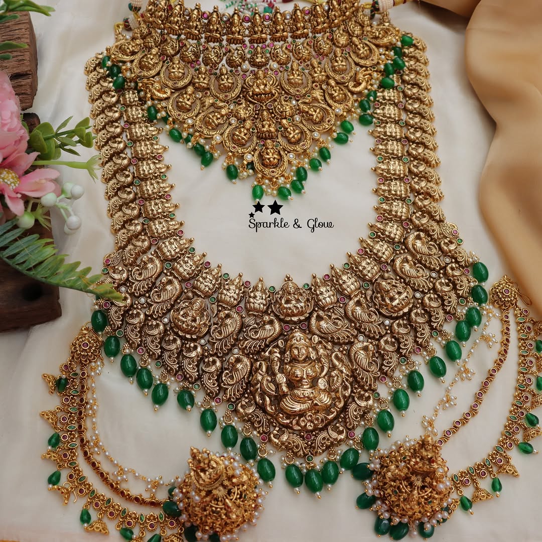 Temple Bridal Jewellery Sets From 'Sparkles By Archana'