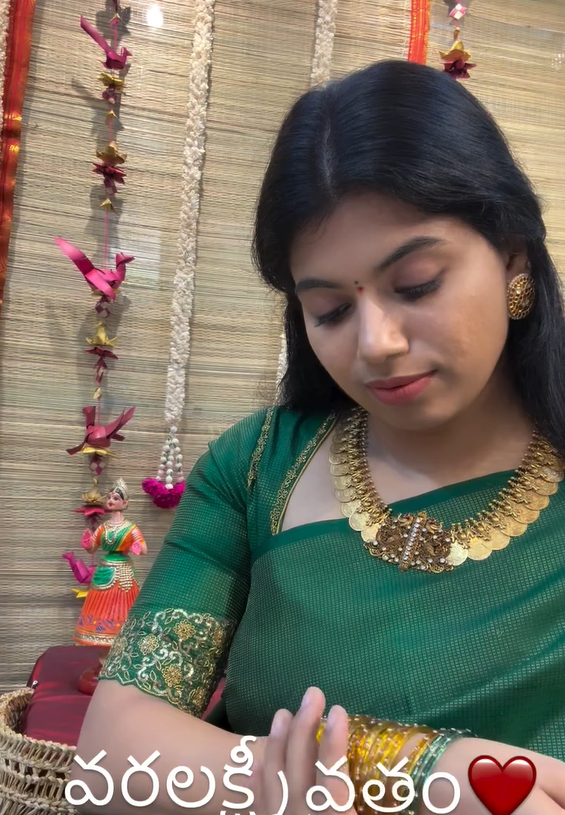 Temple Lakshmi Coin Necklace From 'Aarni By Shravani'