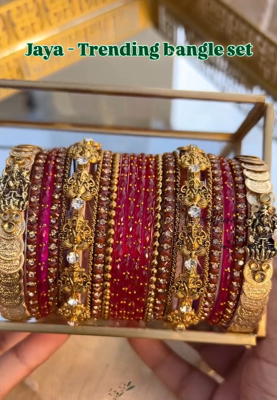 Trendy Glass Bangles From 'Aadhira'