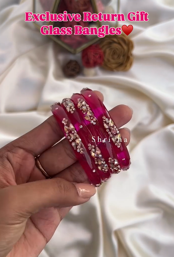 Trendy Glass Bangles From 'Shrivha'