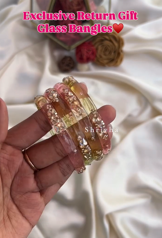 Trendy Glass Bangles From 'Shrivha'