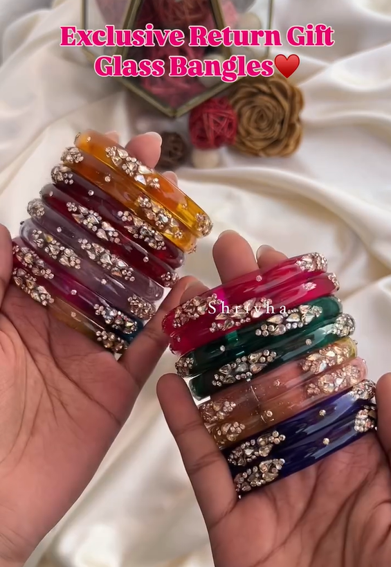 Trendy Glass Bangles From 'Shrivha'
