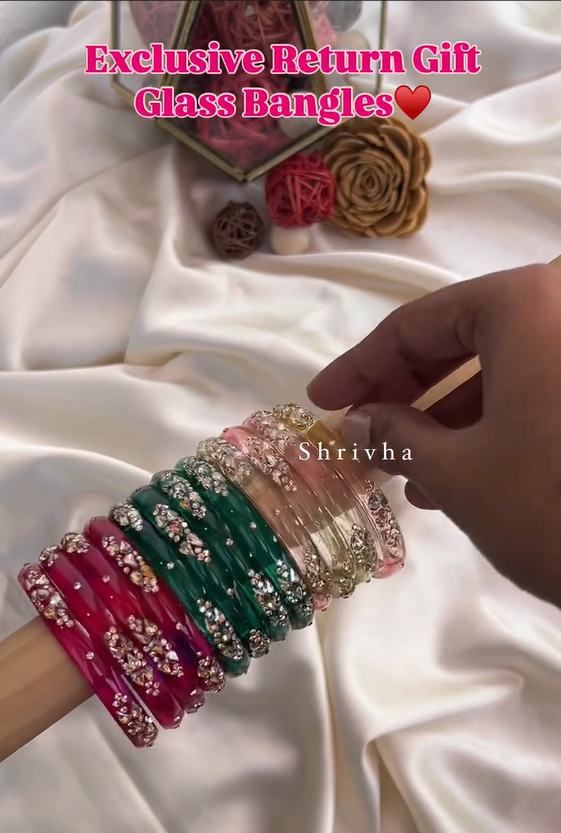 Trendy Glass Bangles From 'Shrivha'