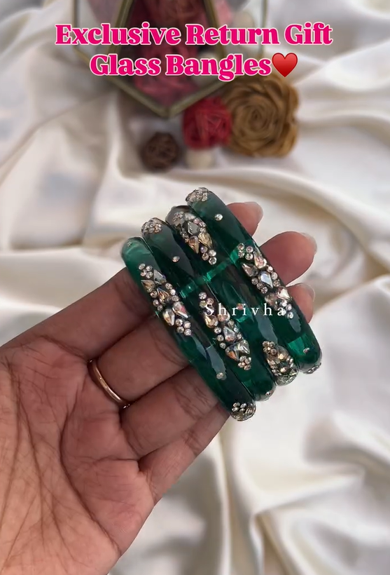 Trendy Glass Bangles From 'Shrivha'