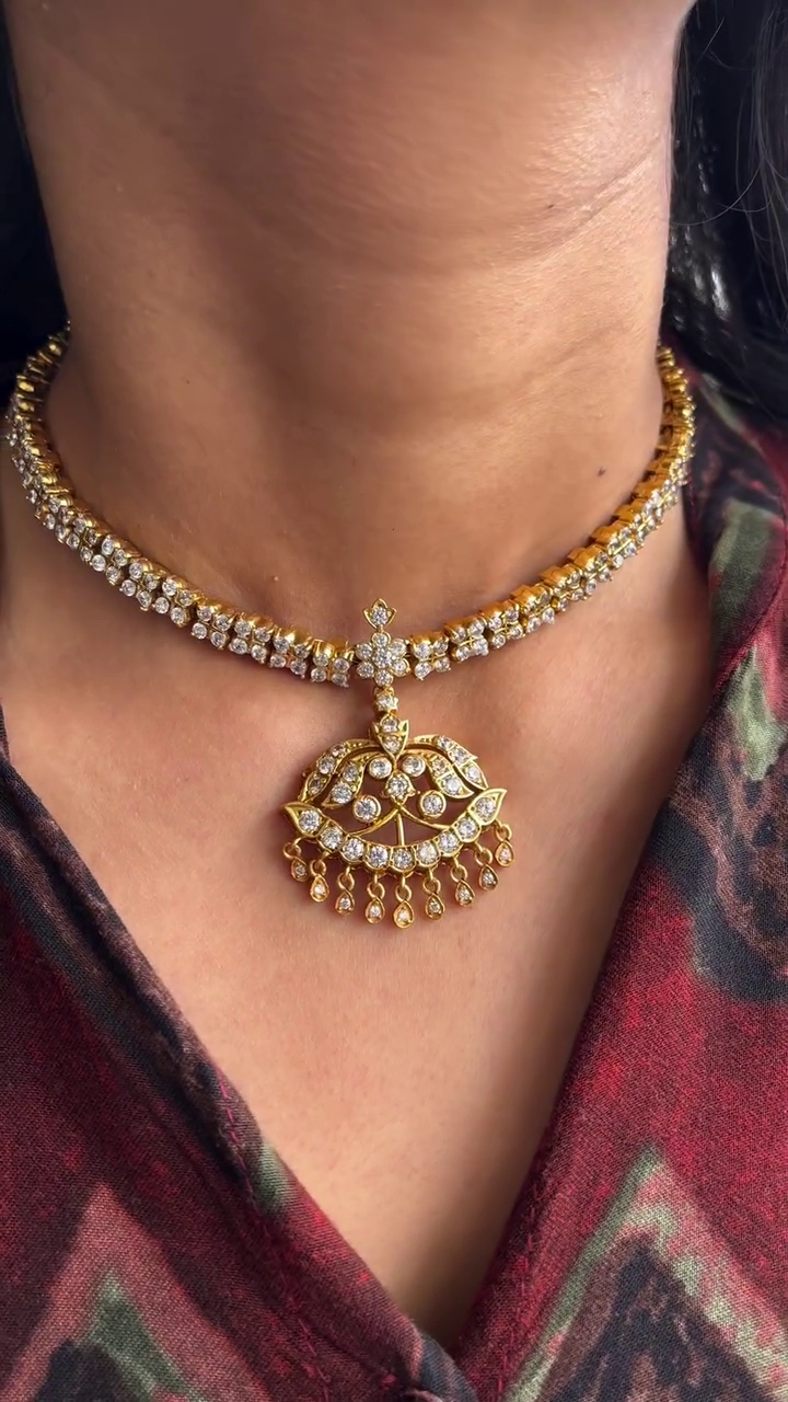 Gold Plated Silver Necklace From 'Creative Gems and Jewels'