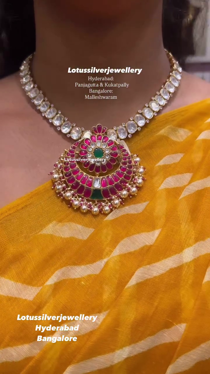 Gold Plated Silver Necklace From 'Antique Lotus'
