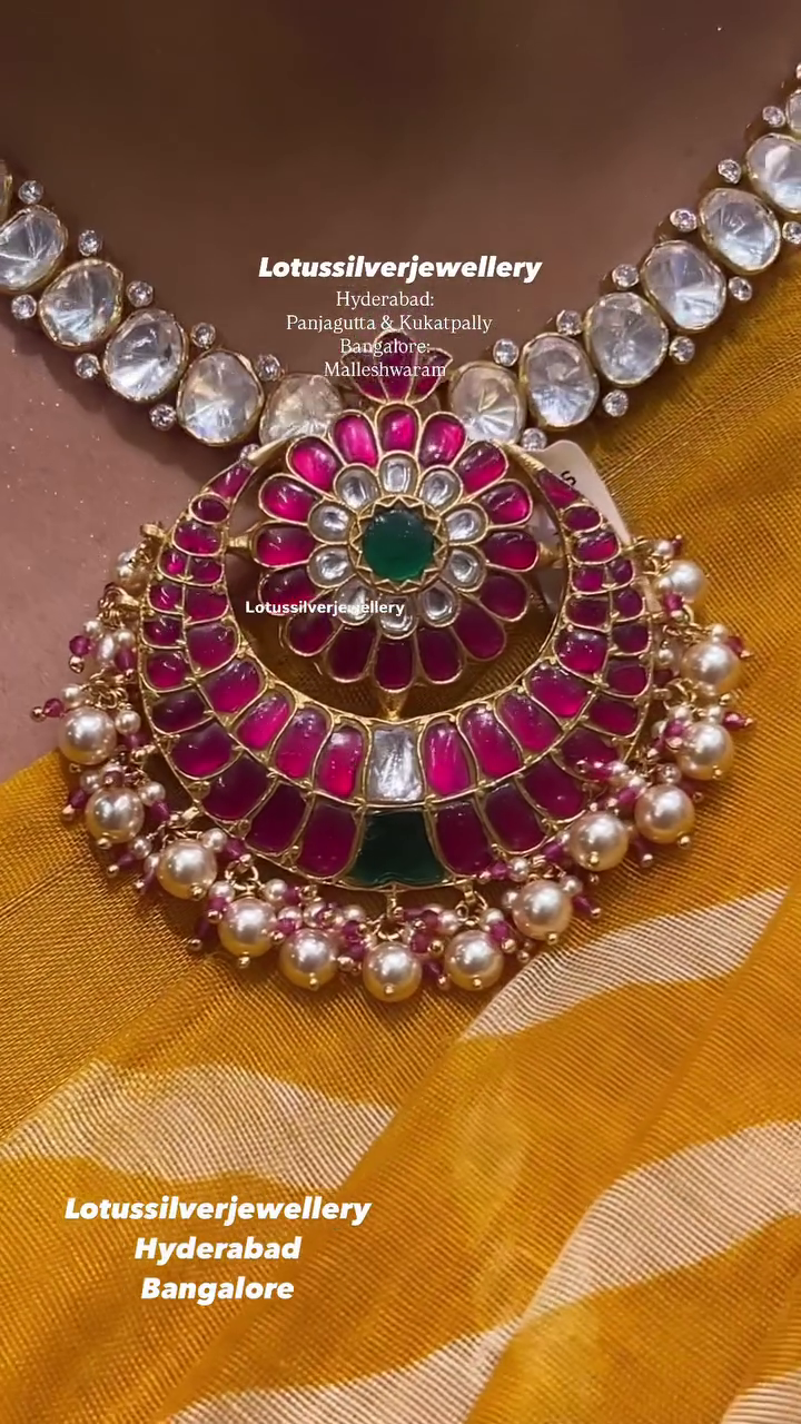 Gold Plated Silver Necklace From 'Antique Lotus'