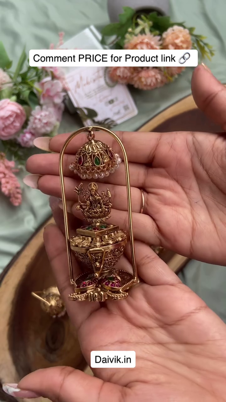 Traditional Krishna and Lakshmi Kumkum Boxes From 'Daivik'