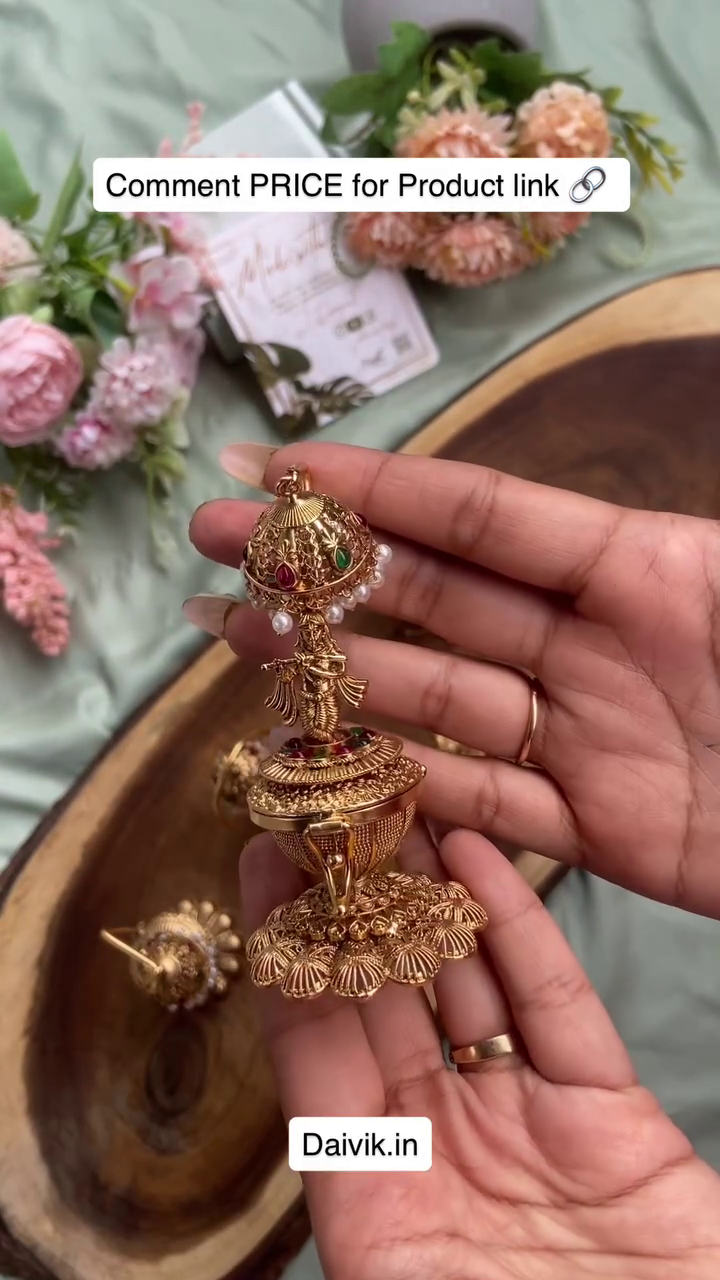 Traditional Krishna and Lakshmi Kumkum Boxes From 'Daivik'