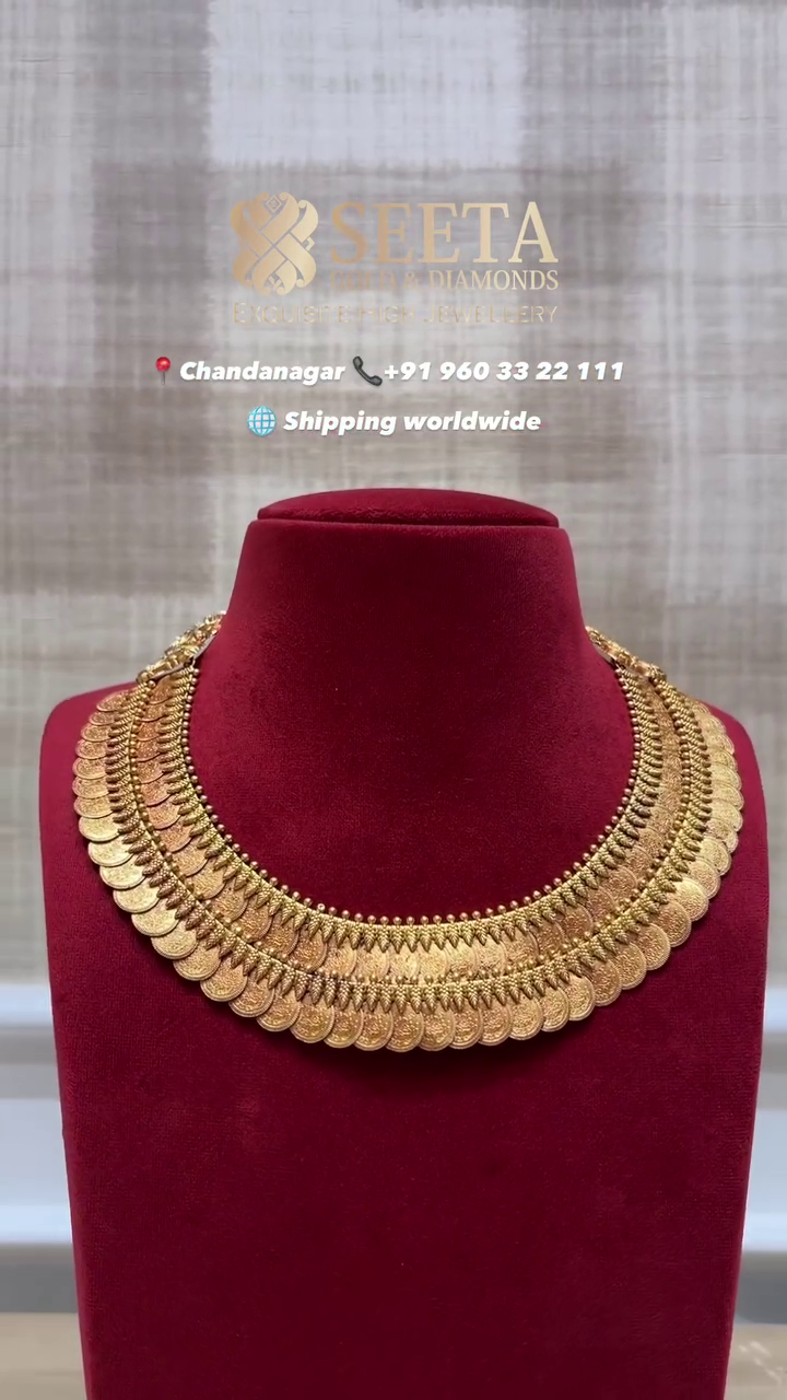 Antique Detachable Coin Necklace From 'Seeta Gold And Diamonds'