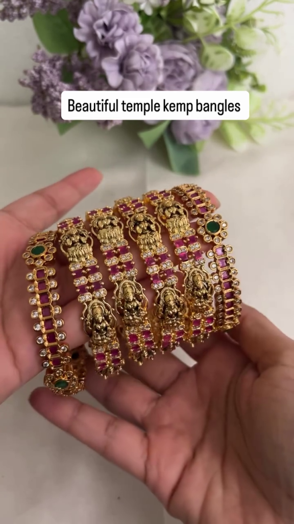 Antique Kemp Lakshmi Bangles From 'Kruthika Jewellery'