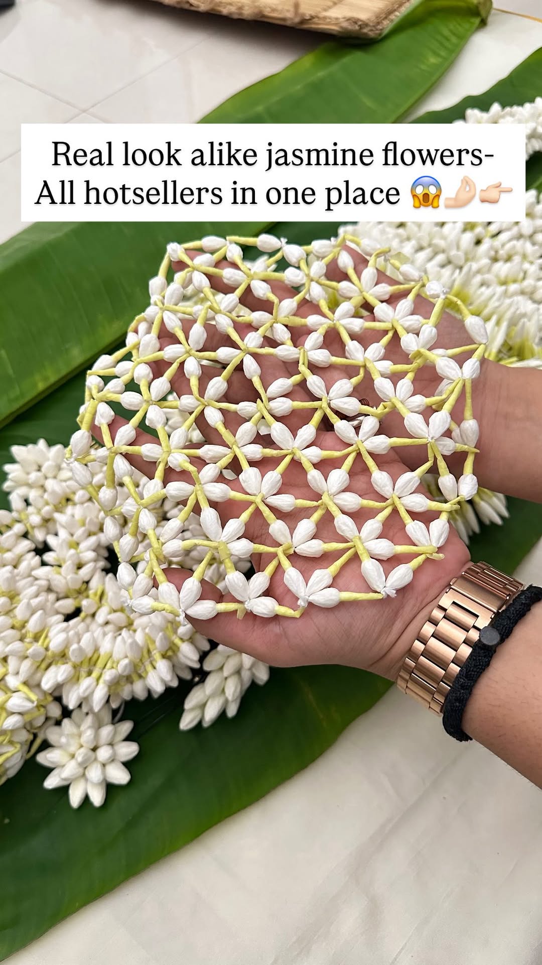 Artificial Jasmine Flower Hair Accessories From 'Vriksham'