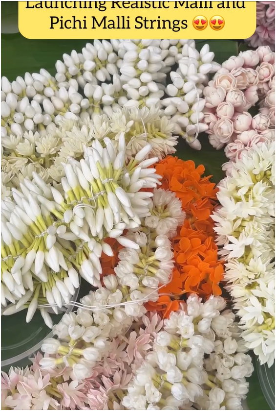 Artificial Jasmine Strings From 'Sparkles By Archana'