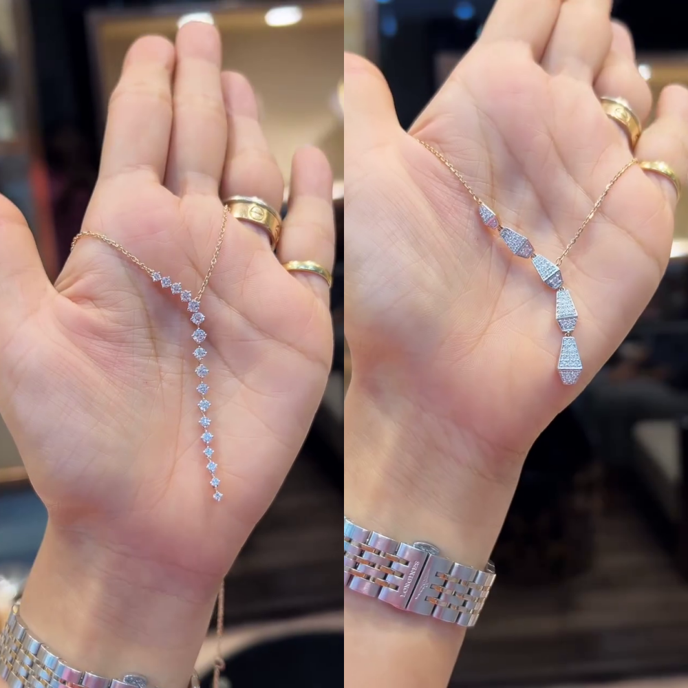 Beautiful Diamond Necklace From 'Prakash Jewellers'