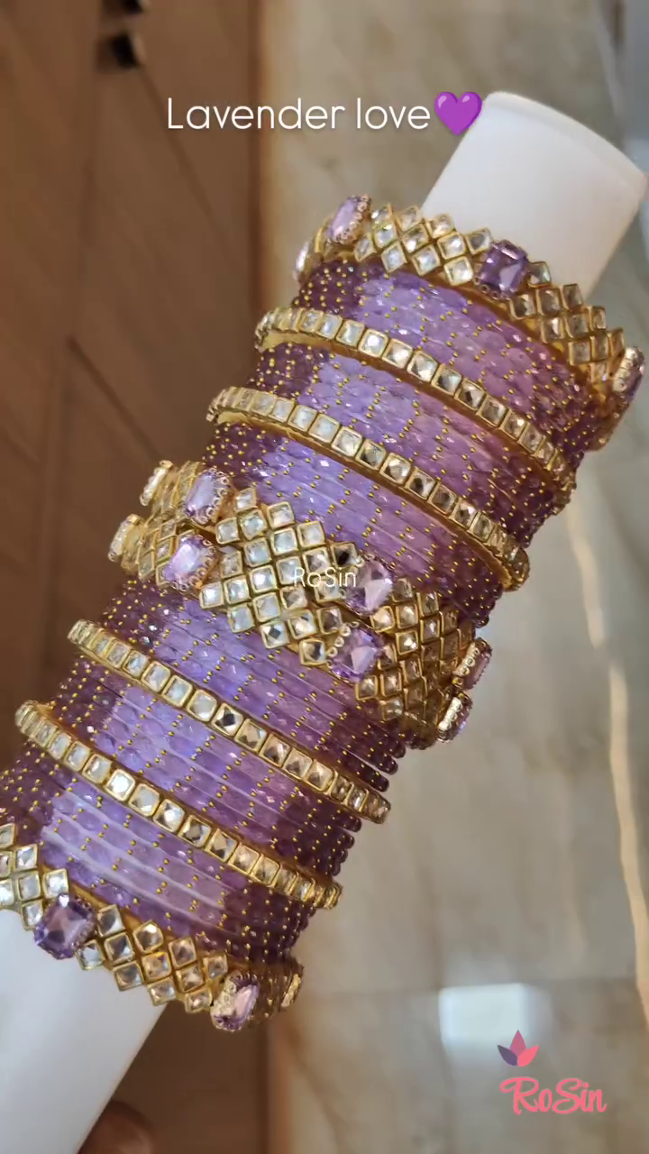 Beautiful Glass Bangles From 'Rosin Bangles'