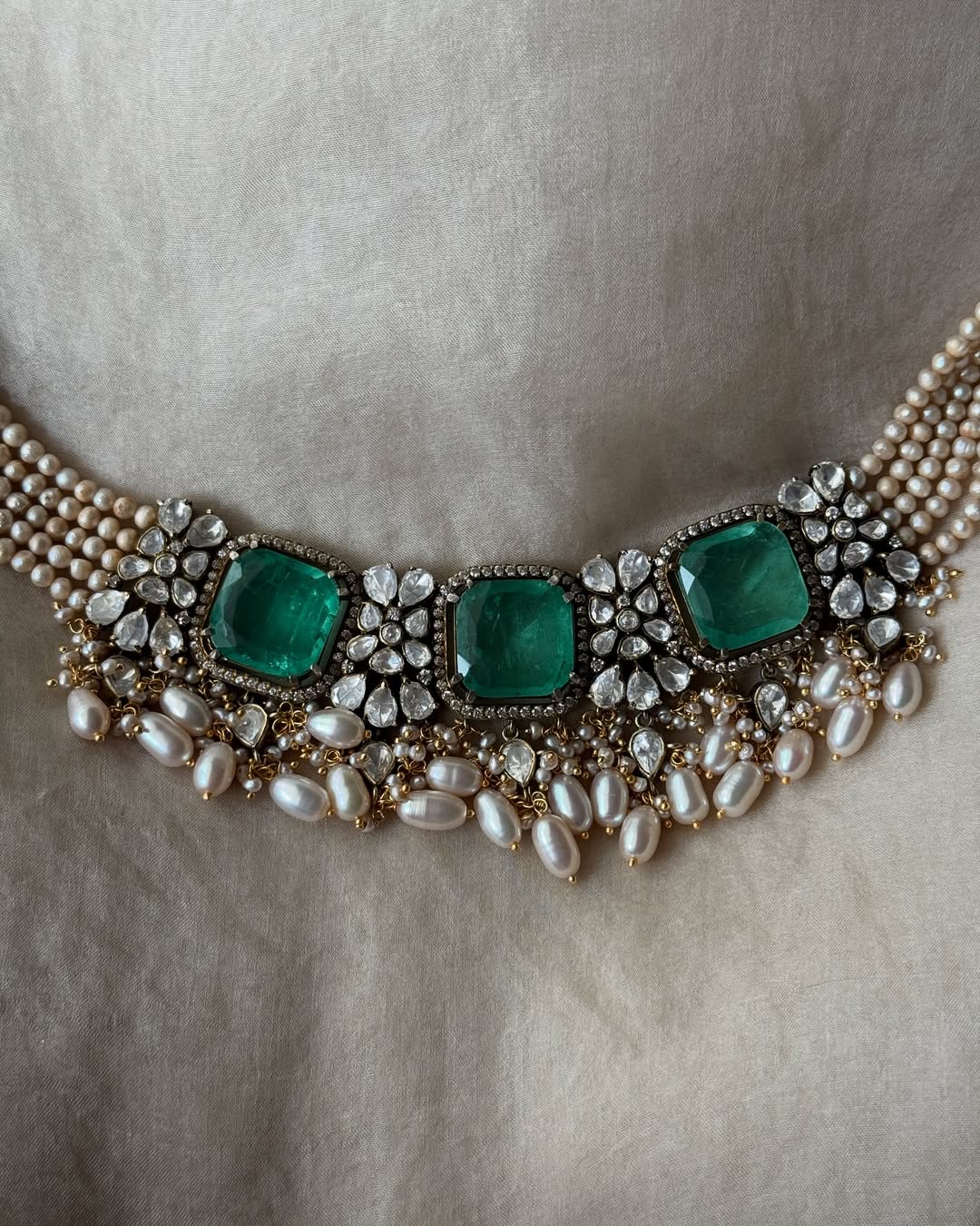 Beautiful Pearl Choker From 'Kitakaturi'