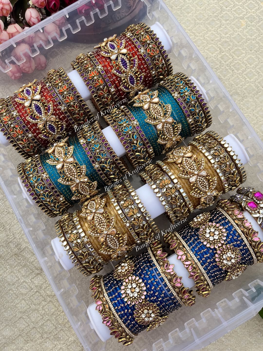 Bridal Bangles From 'Bangles of Kraftiverse'