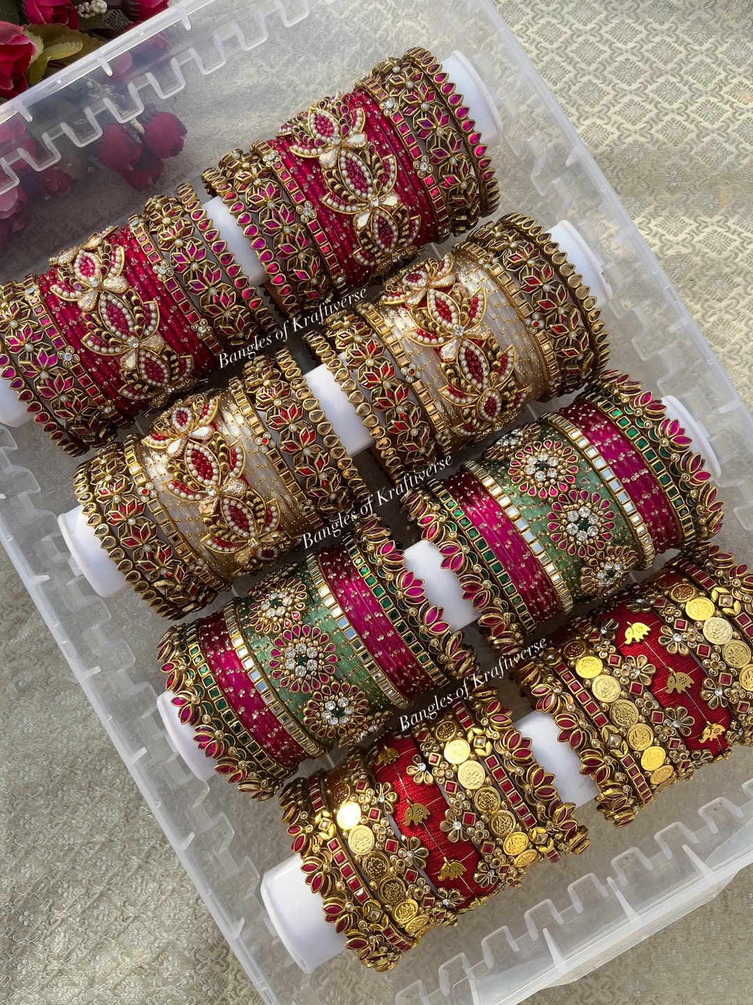 Bridal Bangles From 'Bangles of Kraftiverse'