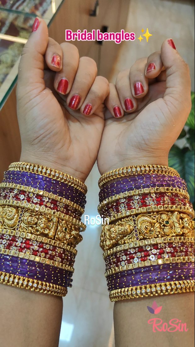 Bridal Glass Bangles From 'Rosin Bangles'