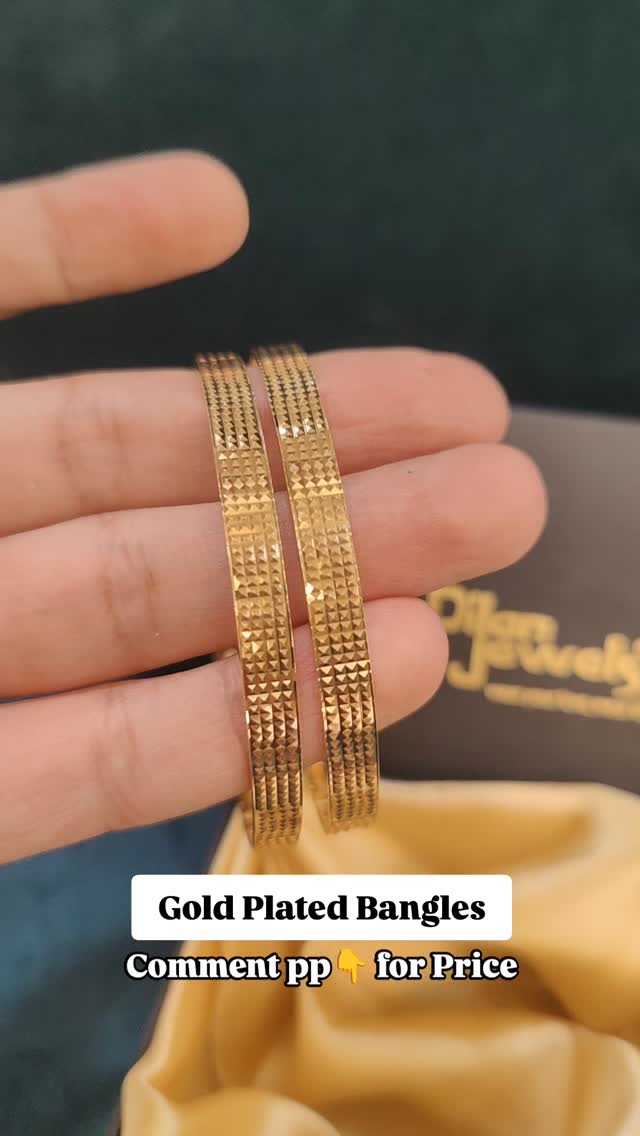 Gold Plated Dual Plating Bangles From 'Dilan Jewels'