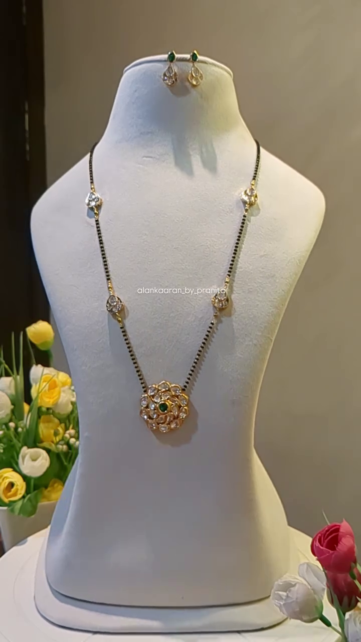 Imitation Kundan Pendant Mangalsutra
