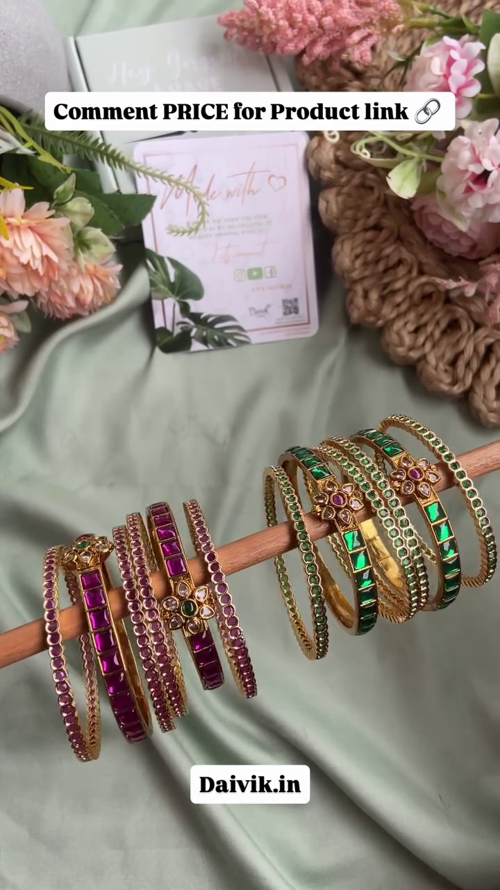 Kemp Bangles Combo From ‘Daivik’
