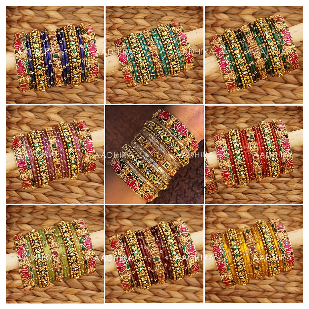 Latest Collection of Glass Bangles From 'Aadhira'