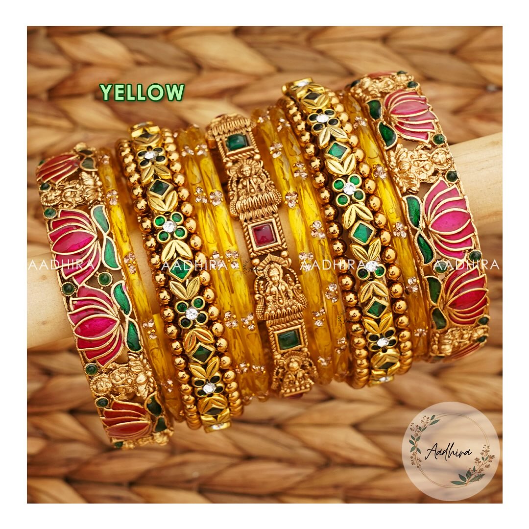 Latest Collection of Glass Bangles From 'Aadhira'