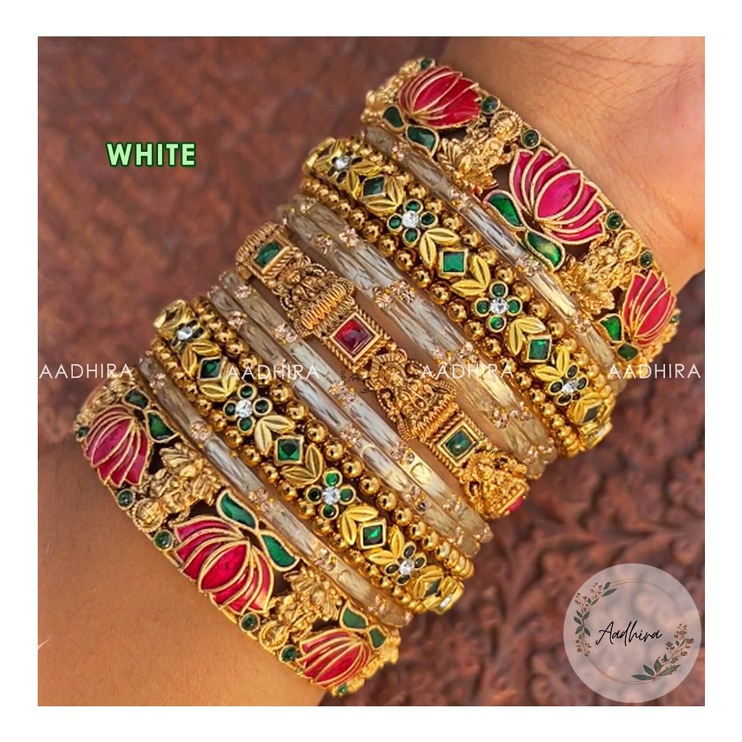 Latest Collection of Glass Bangles From 'Aadhira'