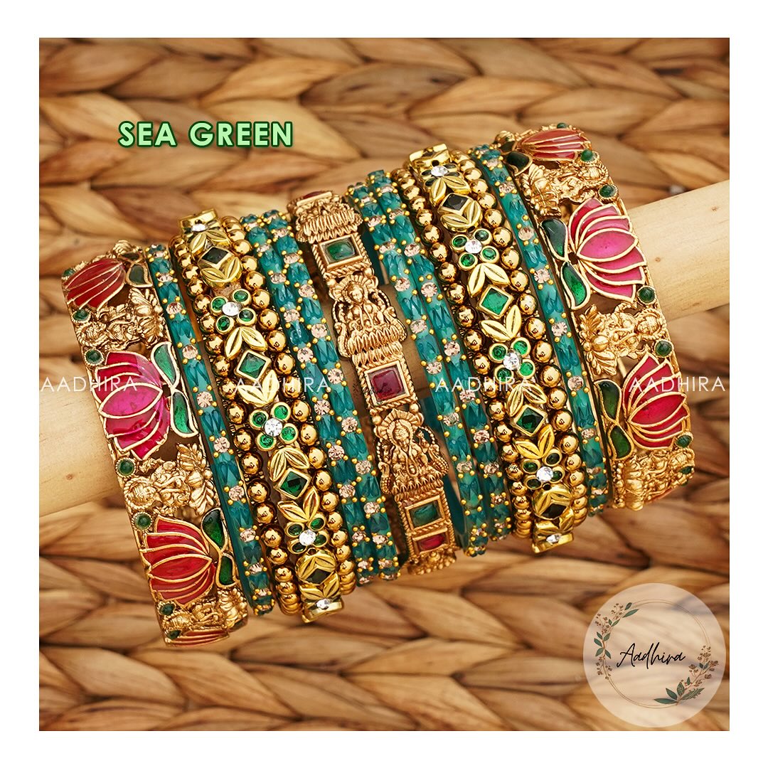 Latest Collection of Glass Bangles From 'Aadhira'