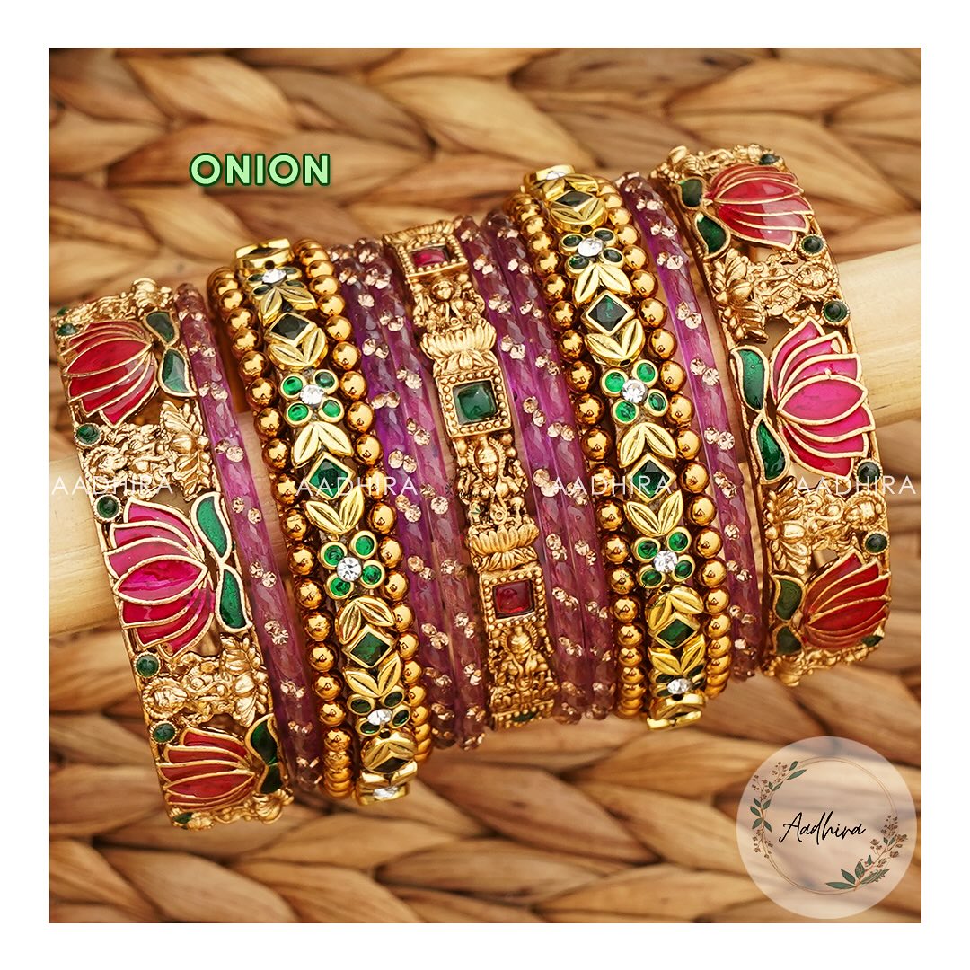 Latest Collection of Glass Bangles From 'Aadhira'