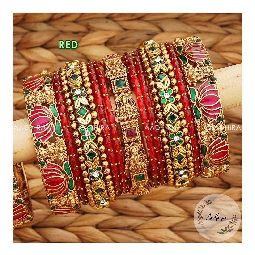 Latest Collection of Glass Bangles From 'Aadhira'