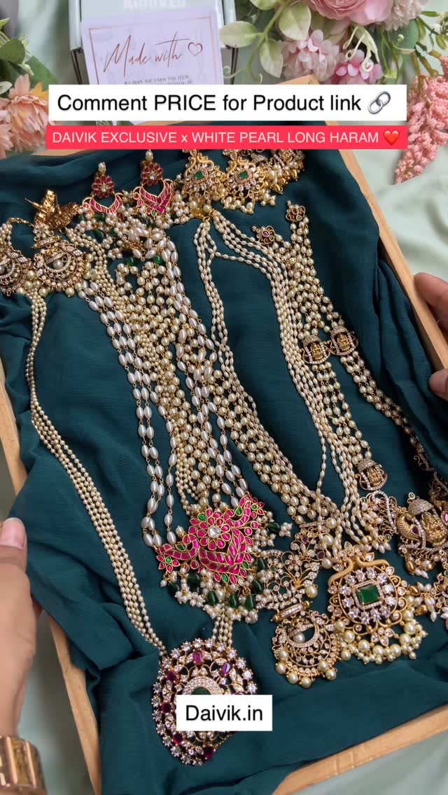 Pearl Long Necklace Collections From 'Daivik'
