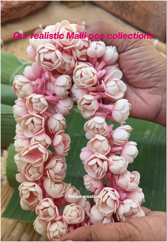 Realistic Mallipoo Collections From 'Maaya Creations'