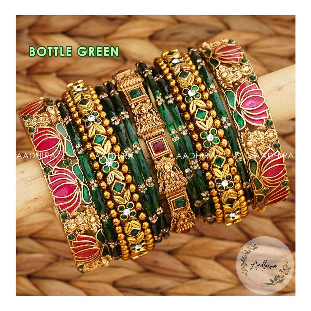 Latest Collection of Glass Bangles From 'Aadhira'
