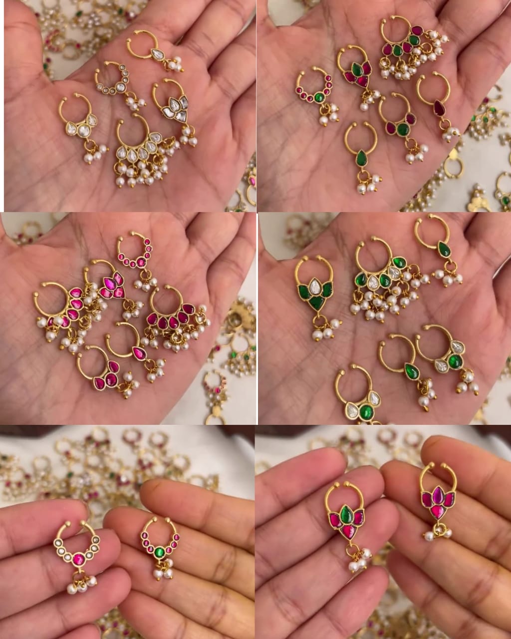 Imitation Septum Nose Rings From 'Kruthika Jewellery'