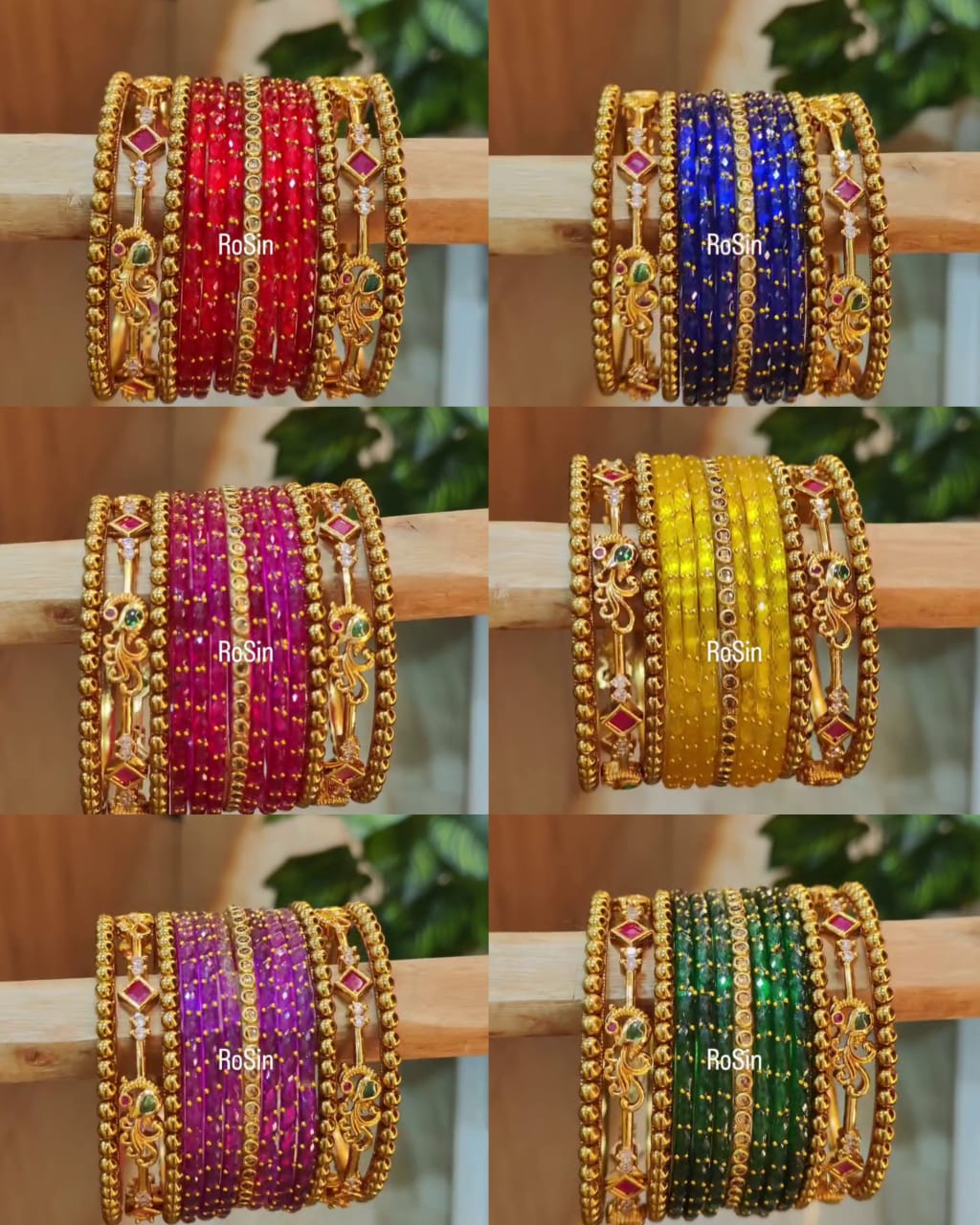Imitation Glass Bangles Collection From 'Rosin Bangles'