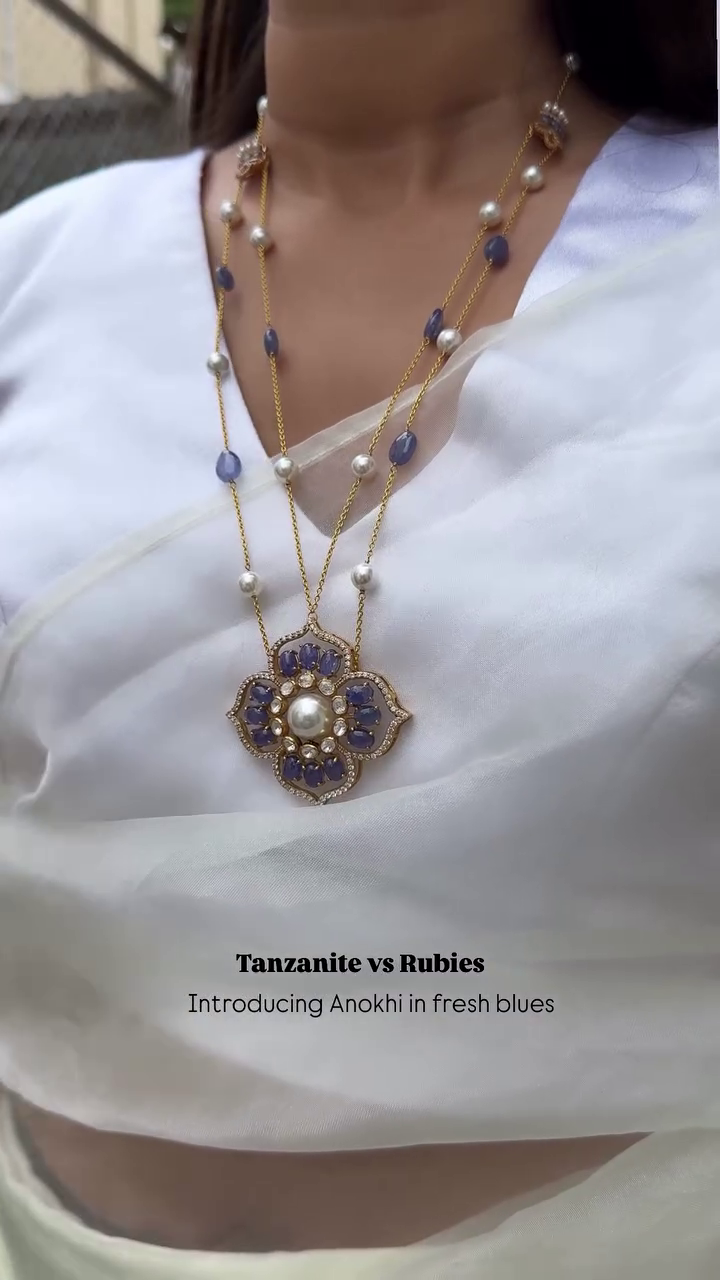Two Layers Pearl and Beads Haram From 'Eterno India'